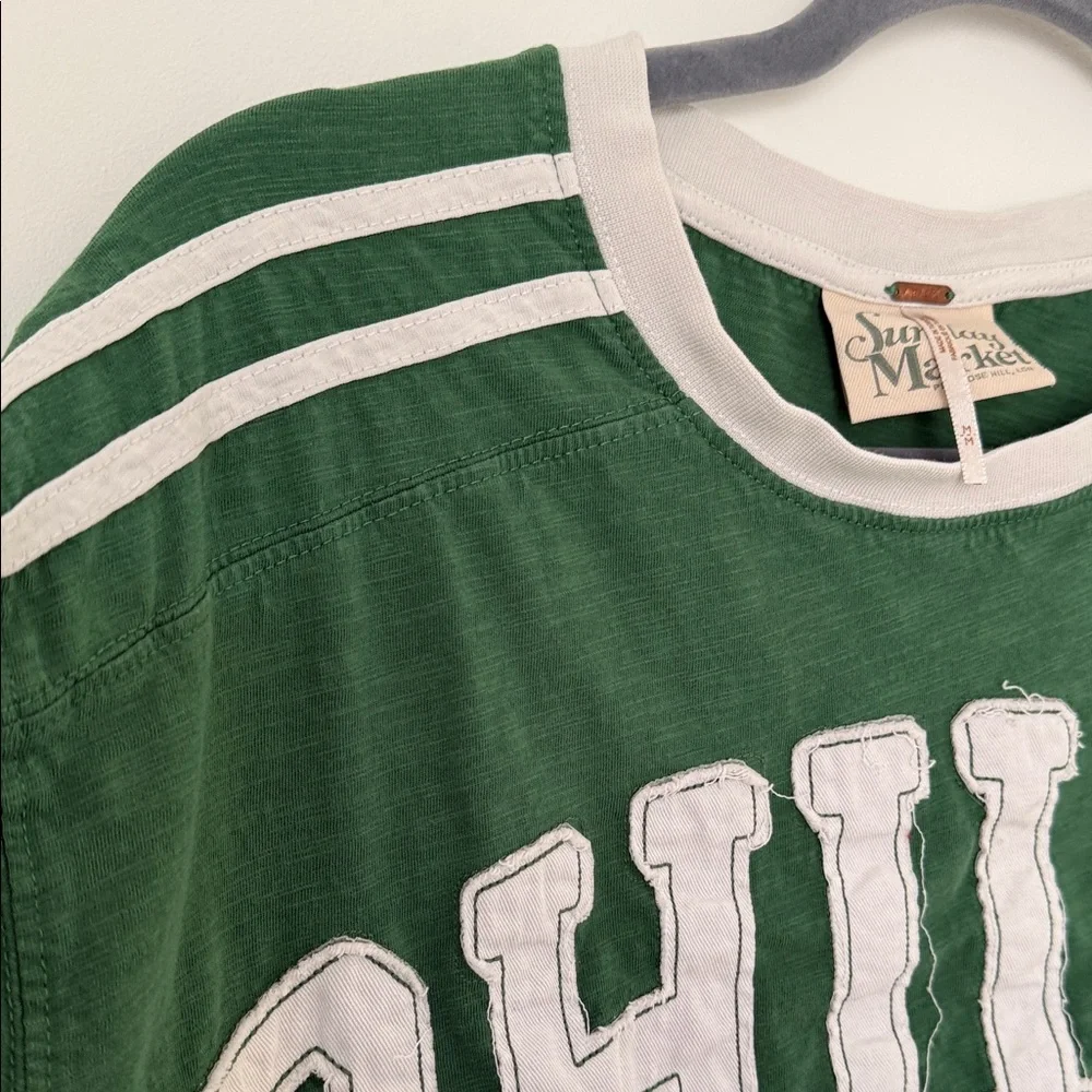Free People Green Philly Sports Tee - Picture 8 of 9
